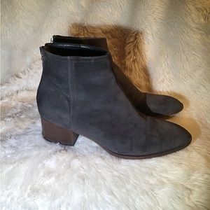 Rag & Bone womens gray ankle zip up boots size 9.5